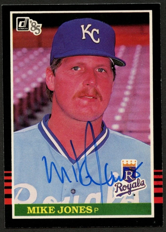 Mike Jones #640 signed autograph auto 1985 Donruss Baseball Trading Card - Image 1 of 1