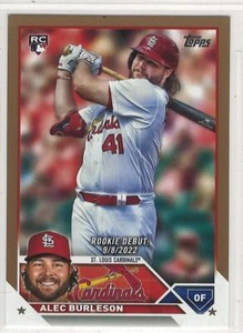 Alec Burleson 2023 Topps Update Gold parallel #d /2023 St. Louis Cardinals US99 - Picture 1 of 1