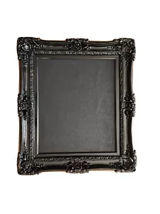 16x20 Black Frame for Pictures, Canvas, Ornate Baroque Style, Art - Picture 1 of 7