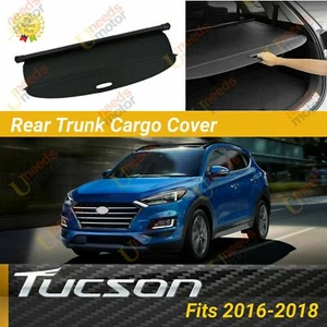 For Hyundai Tucson 2016-18 Rear Trunk Retractable Cargo Cover Luggage Protector - Picture 1 of 6