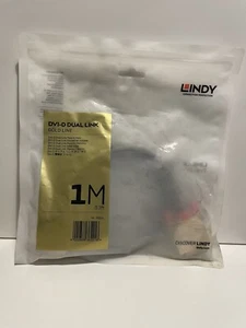 Lindy DVI-D Dual Link Cable - Gold Line - 1m - Picture 1 of 3