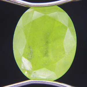 4.45 Ct Untreated Natural Sphene/Titanite Loose Gemstones Oval Cut Certified - Picture 1 of 5