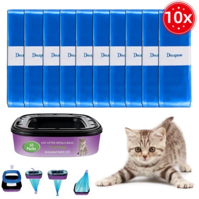 10 STÜCK NACHFÜLLPACKUNG NACHFÜLLBEUTEL KOMPATIBEL MIT ANGELCARE & LITTER LOCKER - Bild 1 von 4