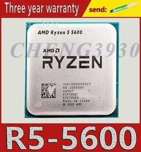AMD Ryzen 5 5600 R5 5600 AM4 3.5GHz six-core 12-thread 65W-CPU processor - Picture 1 of 1