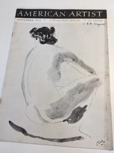 American Artist Magazine November 1944, Robert Phillip - Foto 1 di 6