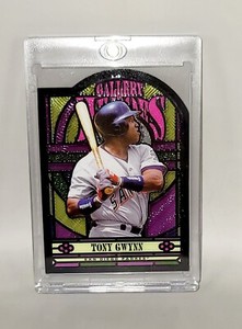 2021 Topps Gallery Gallery of Heroes Tony Gwynn STAINED GLASS  SSP Padres 