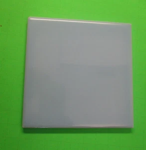 1 Tile Atco USA 4-3/8" Gloss Pale Powder Blue Ceramic Wall 1950s Retro Vintage - Picture 1 of 13