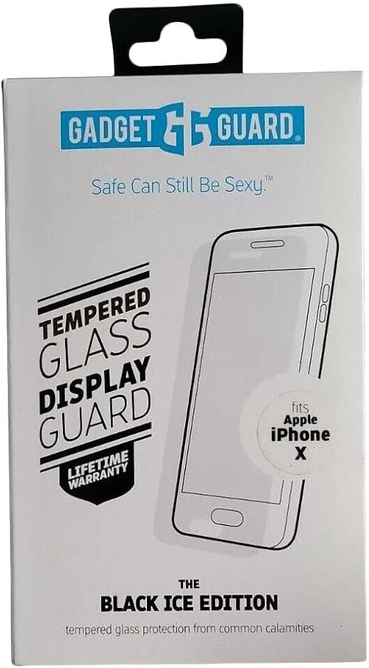 Gadget Guard-Black Ice Edition Tempered Glass Screen Guard for  iPhone11pro/Xs/X - Image 1 of 2