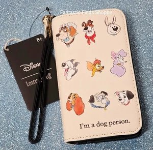 Loungefly Disney I'm A Dog Person Tech Wallet NEW UNUSED NWT - Picture 1 of 3