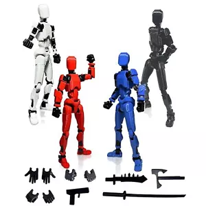 YUNTUBUK 4PCS T13 Action Figure 3D Printed Multi-Jointed MovableT13 Action F - Picture 1 of 5