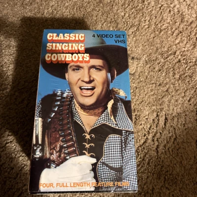 CLASSIC SINGING COWBOYS 4 VIDEO VHS DIAMOND DEC Sealed - Image 1 of 4