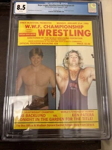 WWF Championship Wrestling Program  Jan 21 1980 Kevin Von Erich’s Only MSG Match - Picture 1 of 2