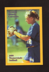 Horario de bolsillo de softbol Western Illinois Westerwinds--1999 - Imagen 1 de 1