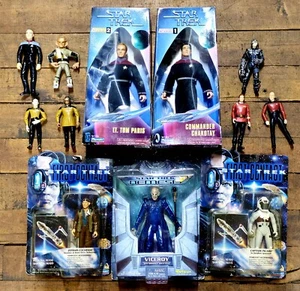 Lotto action figure Star Trek Playmates TOS TNG Nemesis primo contatto Picard Kirk - Foto 1 di 7