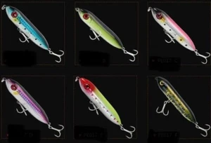 Top Water Fishing Lures (6 Pack) Spook, Pencil Bait Kit - Picture 1 of 7