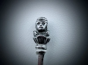 Spoons With Monkey Head Finials Thomas Bradbury & Sons Sheffield Sterling Nifty! - Picture 1 of 8