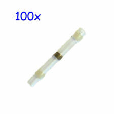 100 Lötverbinder weiss Ø 1,5 mm Schrumpfverbinder Kabelverbinder Stossverbinder