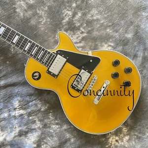 Guitarra Eléctrica Gold LP 22 Trastes Negro Pick Guard Pastillas HH Caoba Cuello y Cuerpo - Imagen 1 de 6
