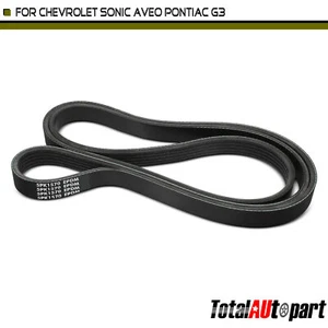 Serpentine Belt for Chevrolet Sonic Aveo Pontiac G3 G3 Wave Suzuki Swift+ 61.83" - Picture 1 of 8