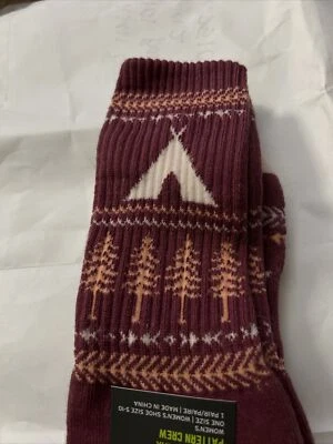 Nuevo en Paquete Calcetines Eddie Bauer Trail Coolmax Crew Mujer Rosa Polvoriento 5-10 Patrón Tipi Foto 1 de 2