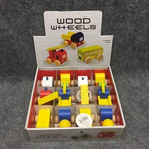 (12) Westminster Wood Wheels Toy Trucks & Cars SET New In Box Ages 3+ - Picture 1 of 6