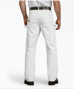 NWT Dickies Sherwin Williams Men's 34x 30 White Painter Utility Pants NEW - Picture 1 of 2