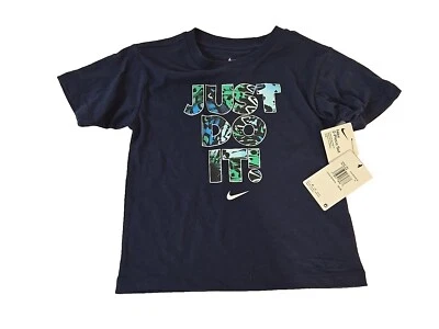 Sz 4-5 Yrs Nike Boys 2 Piece Short Sleeve Shirt & Short Multicolor Set New - Image 1 of 4