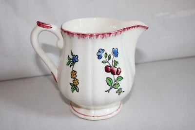 Crémier en faïence de Gien décor Lorraine, hauteur 11 cm - Photo 1/4