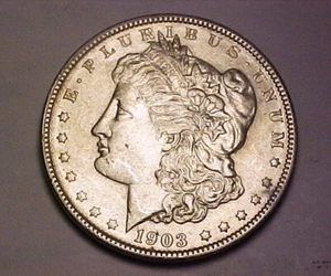 Dólar de plata Morgan 1903 BU - Imagen 1 de 2