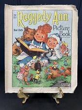 Raggedy Ann 5922 real cloth picture book
