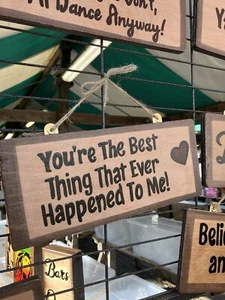 I love you sign, Beautiful wooden signs, hand painted, personalised signs, - Picture 1 of 24
