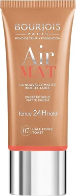 Bourjois Paris Air Mat Fond de Teint Foundation, 30ml - 07 Hale Fonce Toast - Image 1 of 2