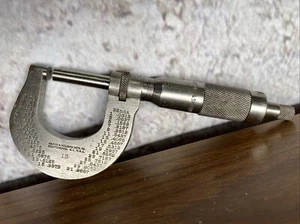 Brown & Sharpe 0-1" Outside Micrometer Gage Gauge, No. 13 - JB4 - Picture 1 of 8