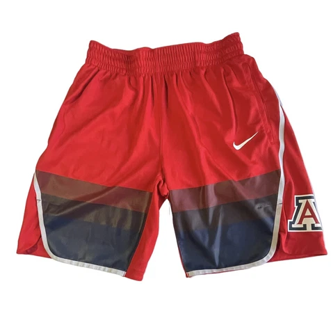 Nike Arizona Wildcats NCAA Team Athletic Basketball Shorts Men’s Medium Red Logo Cover