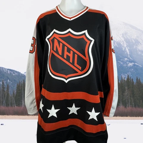 VTG CCM 90s NHL All Star Game Jersey Center Ice 48 PATRICK ROY Maska WITH STRAP! Cover