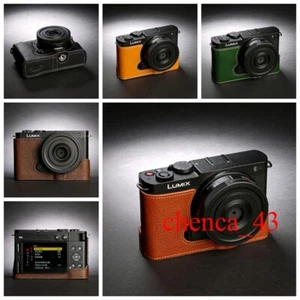 Genuine Leather Half Case for Panasonic LUMIX S9 Camera Retro Cover TP Handmade - Picture 1 of 29