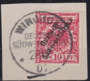 === Dt. Kolonie SÜDWESTAFRIKA Mi. 7d gest., kompetent geprüft, Kat. 400€ === - Picture 1 of 2