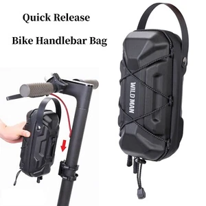WILD MAN 2L Hard Shell Electric Scooter Bag Quick Release Bike Handlebar Bag - Bild 1 von 24