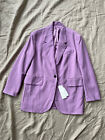  Arket Manteco NWT Women's Purple Sport Coat Blazer Jacket Size EU 36 / S