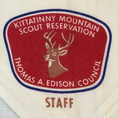 Lenço Thomas A. Edison NJ Kittatinny Mountain Reservation WHT Bdr (LB2563) - Imagem 1 de 2