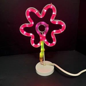 VTG Y2K Light Up Flower Lamp 2000s Girls Decor *WORKS* Night Light Corded 11.5”T - Picture 1 of 15