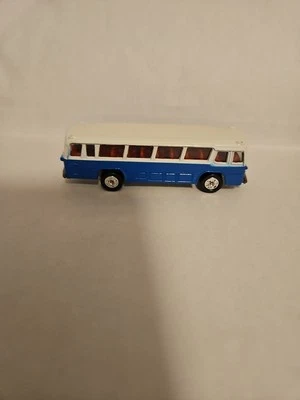 VINTAGE TOMICA No 41 BLUE WHITE MITSUBISHI FUSO COACH BUS 1:156 JAPAN 1974 - Image 1 of 4