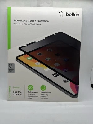 Belkin Apple iPad Pro Privacy Screen Filter 12.9” Protector 6th 5th 4th 3rd Gen - Image 1 of 4
