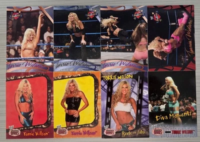 Torrie Wilson - 2005 Fleer WWE Divas / 2002 Absolute Divas - 8 Card Lot - WWF - Image 1 of 3