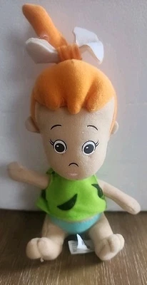 Toy Factory The Flintstones Pebbles Plush 10" Stuffed Baby Doll Green Shirt - Image 1 of 4