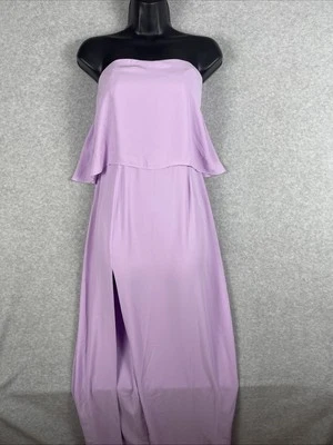 Vestido sin tirantes abertura alta Amanda Uprichard para mujer talla M romántico suave niña Foto 1 de 4