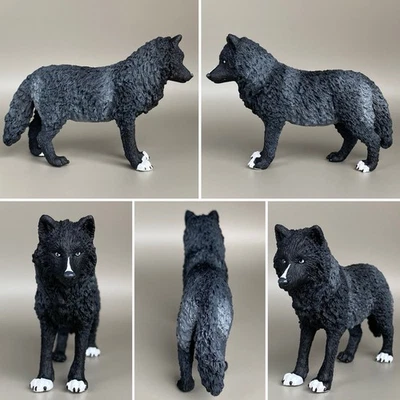 OOAK Custom Schleich Wolf Husky Dog PVC Plastic Toy Animal Figure - Image 1 of 4
