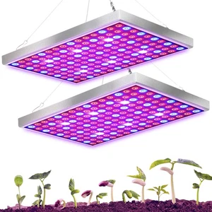 LED Grow Light for Indoor Plants, 45W Plant Lights Full Spectrum Panel Grow L... - Picture 1 of 7