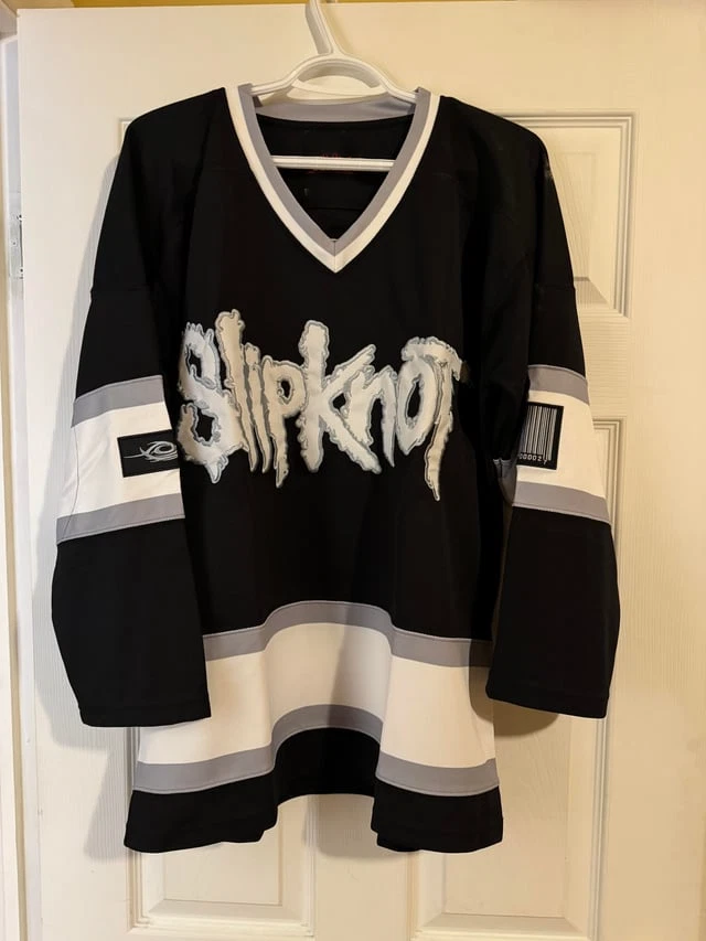 Camiseta de hockey Slipknot cuello en V camiseta de hockey talla completa S a 5XL TMB6632 Foto 1 de 2
