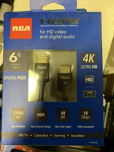 Cable HDMI RCA DH6HF Digital Plus (6 pies) - Imagen 1 de 2